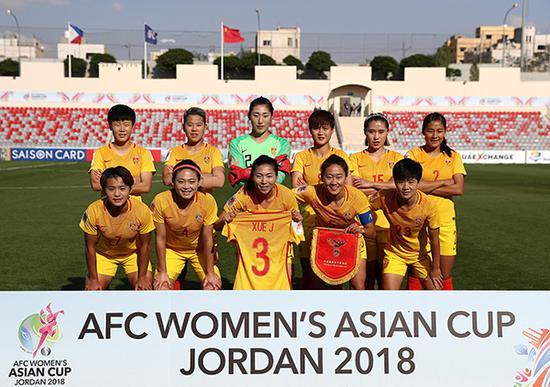 中國(guó)女足3-0戰(zhàn)勝菲律賓，彭詩(shī)夢(mèng)首發(fā)。